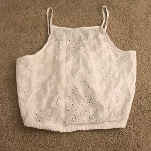 Brandy Melville crop crochet top
